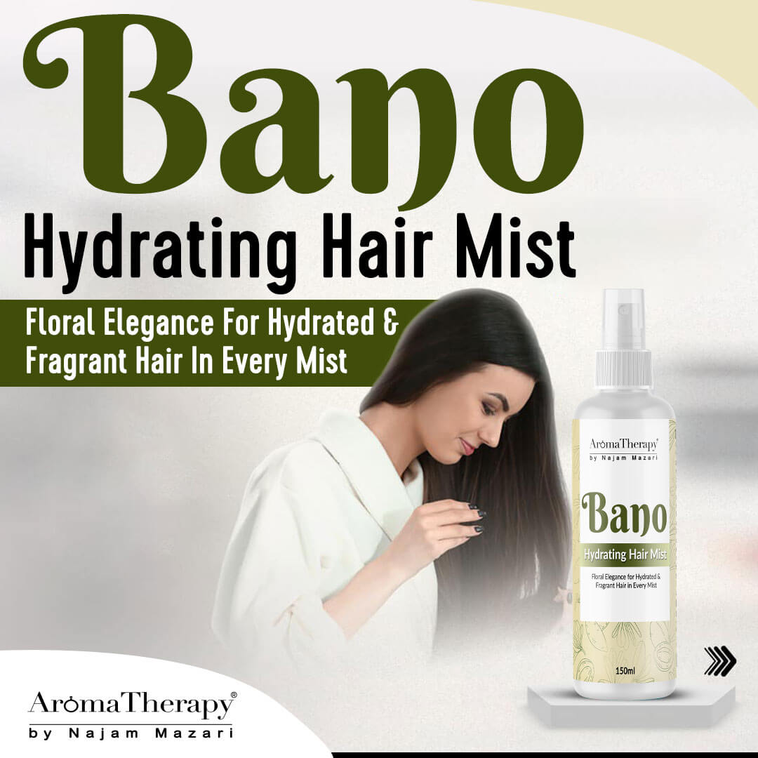 Bano Hydrating Hair Mist - Floral Elegance for Hydrated & Fragrant Hair in Every Mist - 💯Organic - ChiltanPure