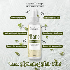 Bano Hydrating Hair Mist - Floral Elegance for Hydrated & Fragrant Hair in Every Mist - 💯Organic - ChiltanPure