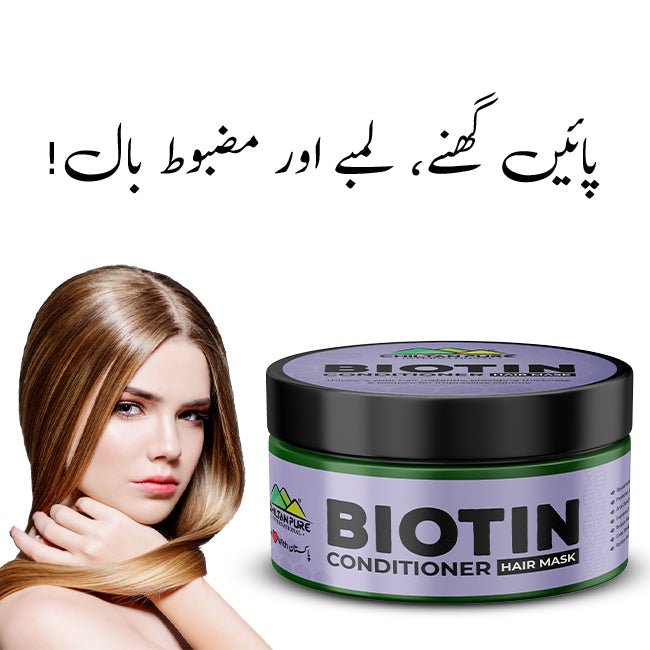Biotin Conditioner Hair Mask – Boosts Hair Growth, Reduce Hair Breakage, Improves Hair Health & Add Volume to Hair 250ml,, Doctor's 👨⚕️ Recommended - ChiltanPure