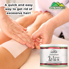 Body Hair Removal Wax – With Aroma of Ripe Red Strawberries 510g - ChiltanPure