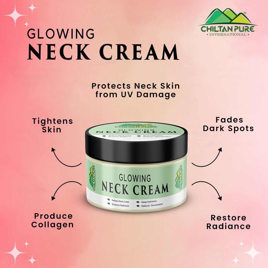 Chiltanpure Neck Cream – Evens Skin Tone, Restore Radiance & Reduce Blemishes - ChiltanPure