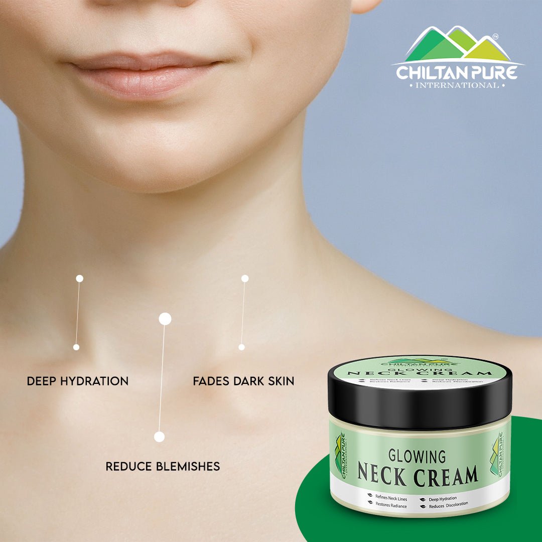 Chiltanpure Neck Cream – Evens Skin Tone, Restore Radiance & Reduce Blemishes - ChiltanPure