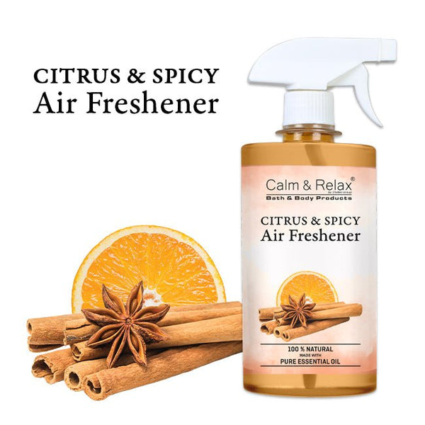 Citrus & Spicy Air Freshener Zesty Fragrance, Eliminate Unpleasant O