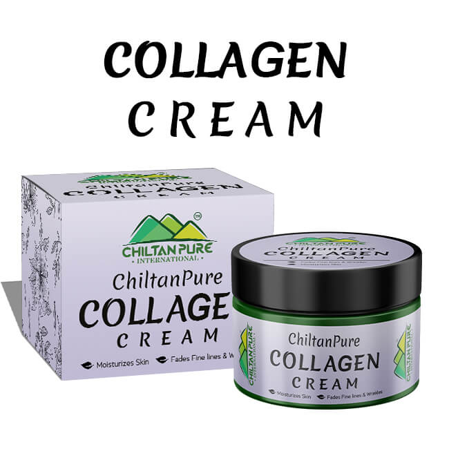 Collagen Cream – Anti-Aging, Promotes Blood Circulation, Boosts Collagen Production & Enhances Skin’s Elasticity - ChiltanPure