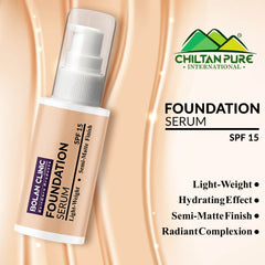 Bolan Clinic Foundation Serum SPF 15 50ml blendable semi-matte coverage