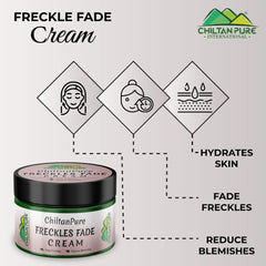 Freckles Fade Cream – Hydrates Skin, Fade Freckles, Reduce Blemishes & Lightens Hyperpigmentation - ChiltanPure