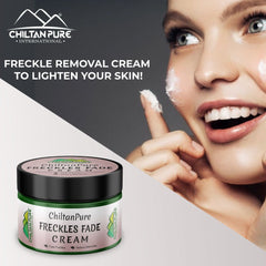 Freckles Fade Cream – Hydrates Skin, Fade Freckles, Reduce Blemishes & Lightens Hyperpigmentation - ChiltanPure