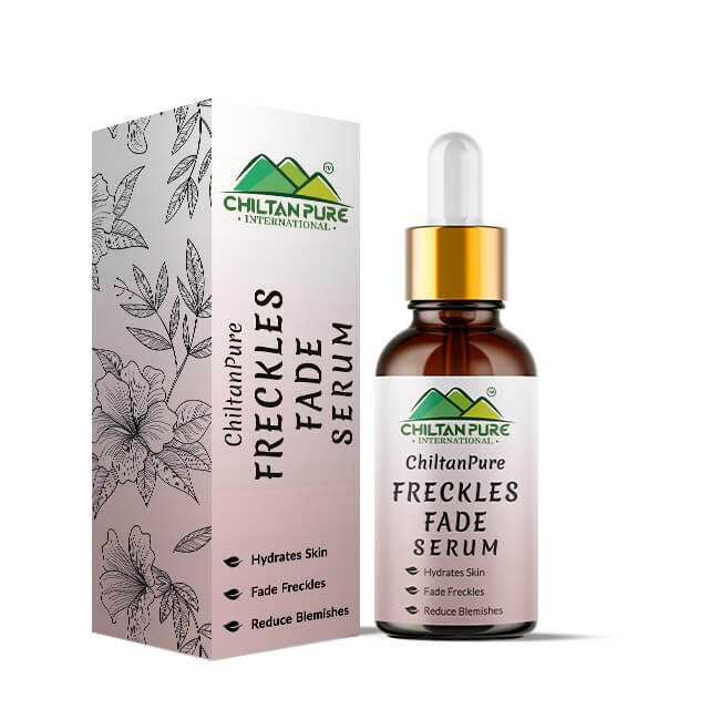 Freckles Fade Serum – Hydrates Skin, Fade Freckles, Reduce Blemishes & Lighten Pigmentation 30ml - ChiltanPure