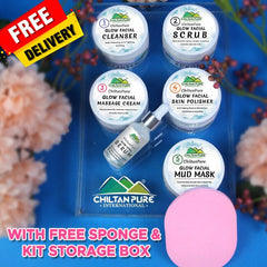 Glow Facial Kit (4x Results) – Deep Cleansing, Anti- Aging & Enhances Skin’s Natural Glow - ChiltanPure
