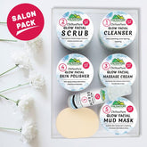 Glow Facial Kit (4x Results) Family Pack – Deep Cleansing, Anti- Aging & Enhances Skin’s Natural Glow,, 5️⃣ ⭐⭐⭐⭐⭐ RATING - ChiltanPure