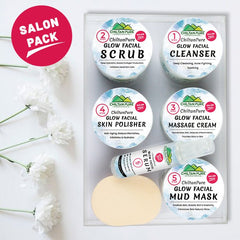 Glow Facial Kit (4x Results) Family Pack – Deep Cleansing, Anti- Aging & Enhances Skin’s Natural Glow,, 5️⃣ ⭐⭐⭐⭐⭐ RATING - ChiltanPure
