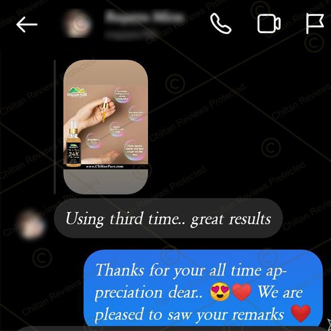 Gold Serum 24K – Formulated with Real 24 K Gold, Increase Skin Elasticity, Brighten and Hydrates the Skin 30ml - ChiltanPure