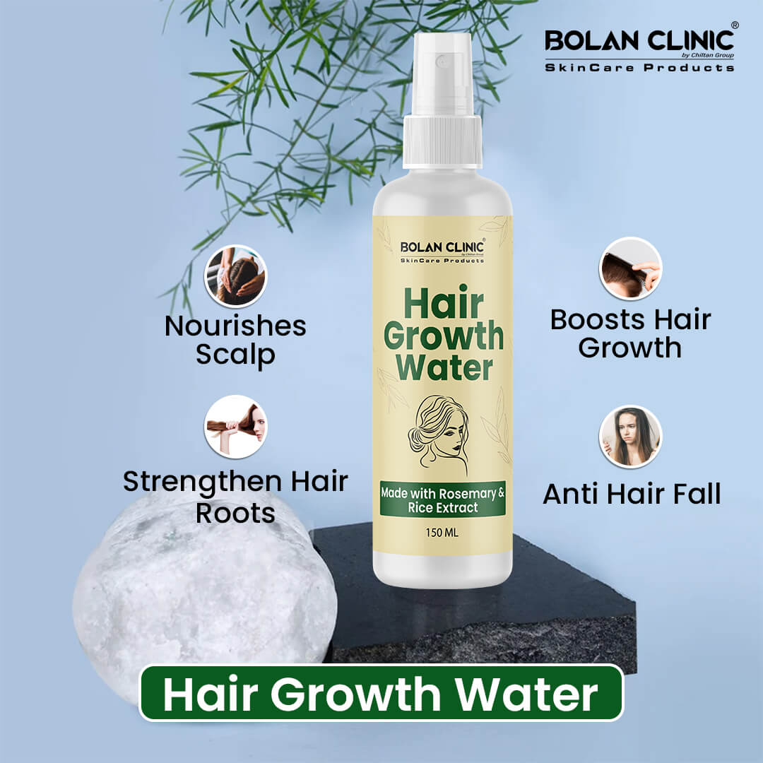 Hair Growth Water - Nourishes Scalp, Encourages Healthy Hair Growth, Prevents Hair Loss, Makes Hair Shiny & Smooth - ChiltanPure