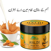 Haldi Milk Tea – Manage diabetes, manage irritable bowel syndrome, boosts immune function & reduces arthritis symptoms – 100% pure & organic 250gm - ChiltanPure