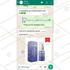 Hyaluronic Acid Serum – Treats wrinkles & Acne, Best at Hydrating Skin For Smooth and Radiant Skin 50ml - ChiltanPure