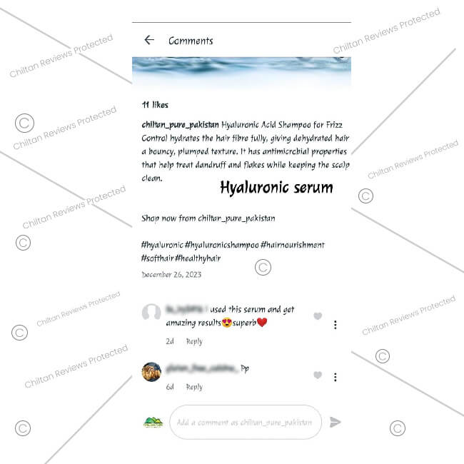 Hyaluronic Acid Serum – Treats wrinkles & Acne, Best at Hydrating Skin For Smooth and Radiant Skin 50ml - ChiltanPure