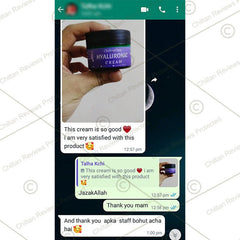 Hyaluronic Cream - Hydrates Skin, Boosts Skin’s Elasticity, Soothes Skin Inflammation, Fade Fine lines & Wrinkles - ChiltanPure