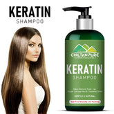 Keratin Shampoo – Promote Hair Growth, Restores Hair Protein, Makes Hair Shiny & Straight - ChiltanPure