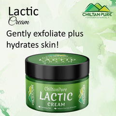 Lactic Cream – Natural Exfoliant, Brightens Skin, Promotes Collagen Production, Fades Fine Lines & Wrinkles - ChiltanPure