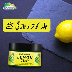 Lemon Clay – Deep cleanse pores, Make Dark Spots Light, Reduce Inflammation-High PH Levels – 100% Organic - ChiltanPure