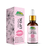 Lip Oil – Best For Chronically Dry & Chapped Lips, Makes Lips Look Shiny & Lustrous, Moisturizes All Day Long, Fragrance Free - ChiltanPure