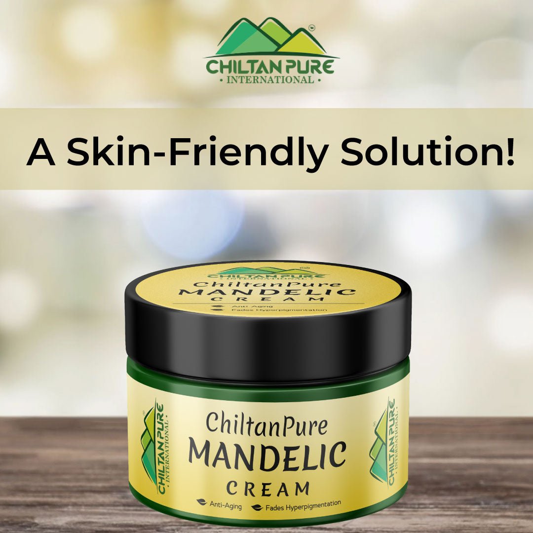 Mandelic Cream - Anti-Aging, Brightens Skin, Acts as Natural Exfoliant & Reduce Hyperpigmentation - ChiltanPure