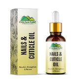 Nails & Cuticle Oil – Moisturizes & Strengthen Nails & Cuticle, Rejuvenates Dry, Damaged & Inflamed Nails, Protects Against Infections - ChiltanPure