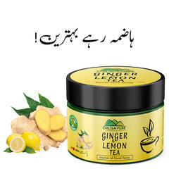 Organic Ginger & Lemon Tea - Boosts Immune System, Helps In Weight Loss, Instant Relief From Nausea & Indigestion - ChiltanPure