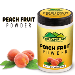Peach Fruit Powder - Packed with nutrients & anti oxidants , Improves heart health , Protects your health , Prevents certain types of cancer , Reduces allergy symptoms - 100% pure organic - ChiltanPure