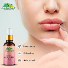 Pinkish Lips 👄 & Cheek Tint - Organic Liquid stain for lips, Nourish Lips & Hydrate lips all day - Most Favourite Tint in PAK 🇵🇰 - ChiltanPure