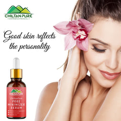 Pore Minimizer Serum – Hydrate Skin, Anti – Ageing, Treat Acne Scars & Minimize Pores Appearance - ChiltanPure