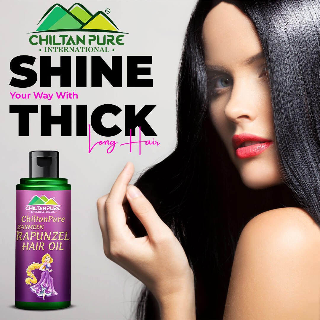 Rapunzel Hair Oil - Combinations of Different Herbal Oils, Prevents From Dandruff & Hair Fall, Improves Hair Growth & Promotes Shiny, Strong Hair,,♀️👩 Women's First Choice - ChiltanPure