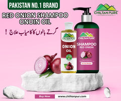 Red Onion Shampoo 🧅 Natural Solution for Regrow Hair & Prevent Hair Loss 100% Results - ChiltanPure