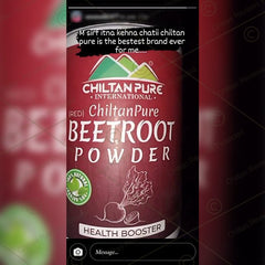 CHILTAN PURE Red Beetroot Powder – fine beet powder for food and drinks