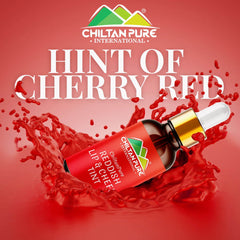 Reddish Lips & Cheek Tint – Pure Organic Liquid stain for lips, cheeks & eyelids – Give face fresh look Moisturize lips- 100% Organic Lip Stain - ChiltanPure