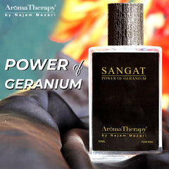 Sangat Natural Perfume -Made With Geranium - A Powerful Fragrance to Inspire!! - ChiltanPure
