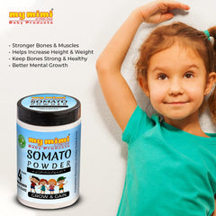 Somato Child Growth Powder πΏ Natural Healthy Drink for growing kids with prebiotics For Growth, Immunity, Brain & Eye Health For π§ 4Years to 18Years Old Child π¦ - ChiltanPure