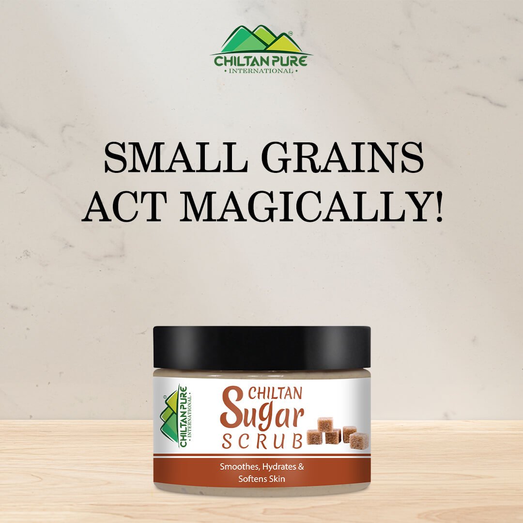 Sugar Face & Body Scrub – Moisturizing & Exfoliating Skin, Fights Acne Scars, Fine Lines & Wrinkles, Reduce The Appearance Of Cellulite - ChiltanPure