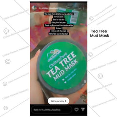 Tea Tree Mud Mask – Relaxing, Detoxifying, Refines Skin Pores, Protective Against Sun Damage - ChiltanPure