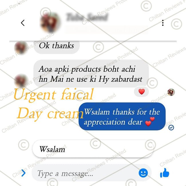 Urgent Facial – Provides an Instant Glow in Just a Few Minutes!! 150ml ,, 5️⃣ ⭐⭐⭐⭐⭐ RATING - ChiltanPure