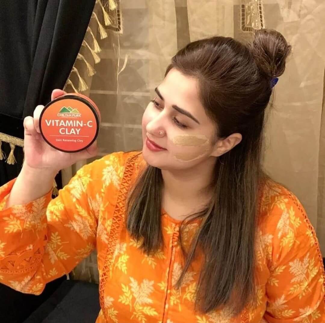 Vitamin C Clay β Reduce the Appearance of uneven skin tone, give Healthy Skin, Promote Collagen Production, prevent premature aging β 100% Organic - ChiltanPure