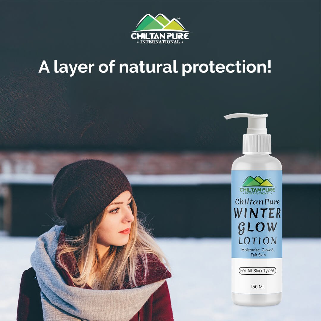 Winter Glow Lotion – Instantly Hydrates Skin, Makes Skin Soft, Supple & Brighten, Quickly Absorbed Into Skin - ChiltanPure