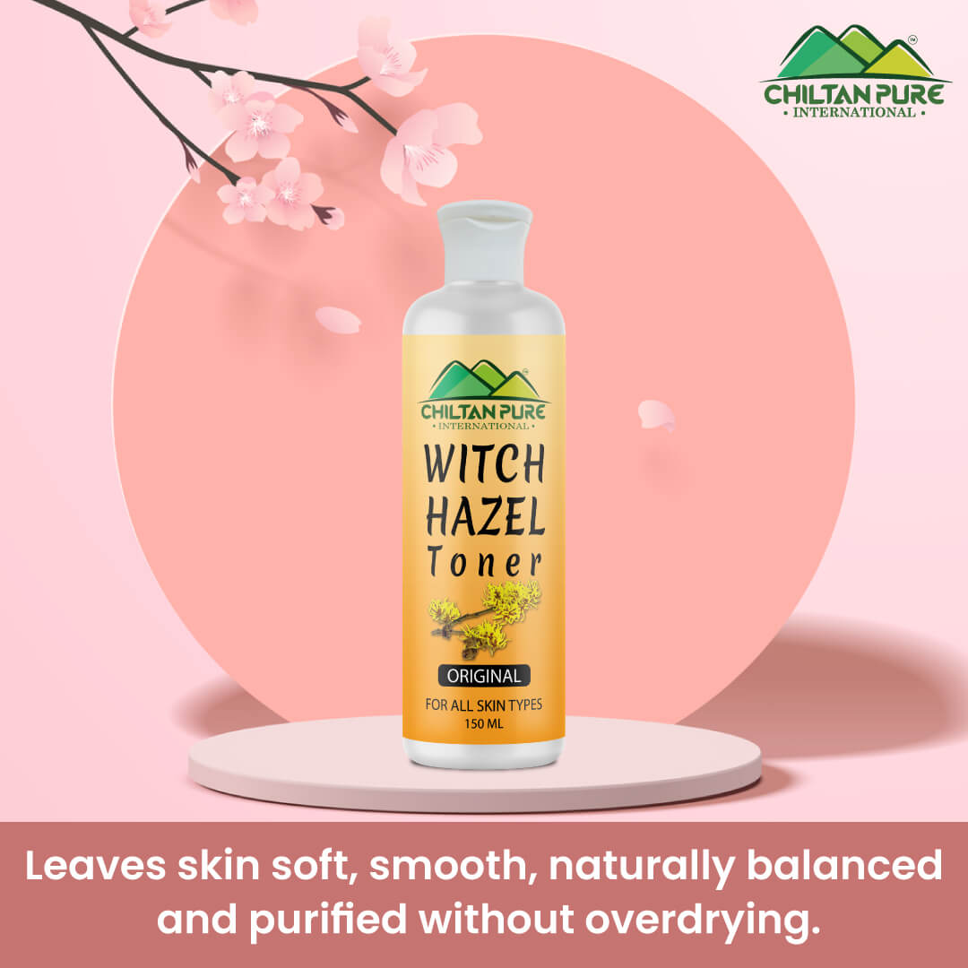 Witch Hazel Toner (Original) – Pore Perfecting Toner, Reduces Inflammation, Soothes Skin & Fights Acne - ChiltanPure