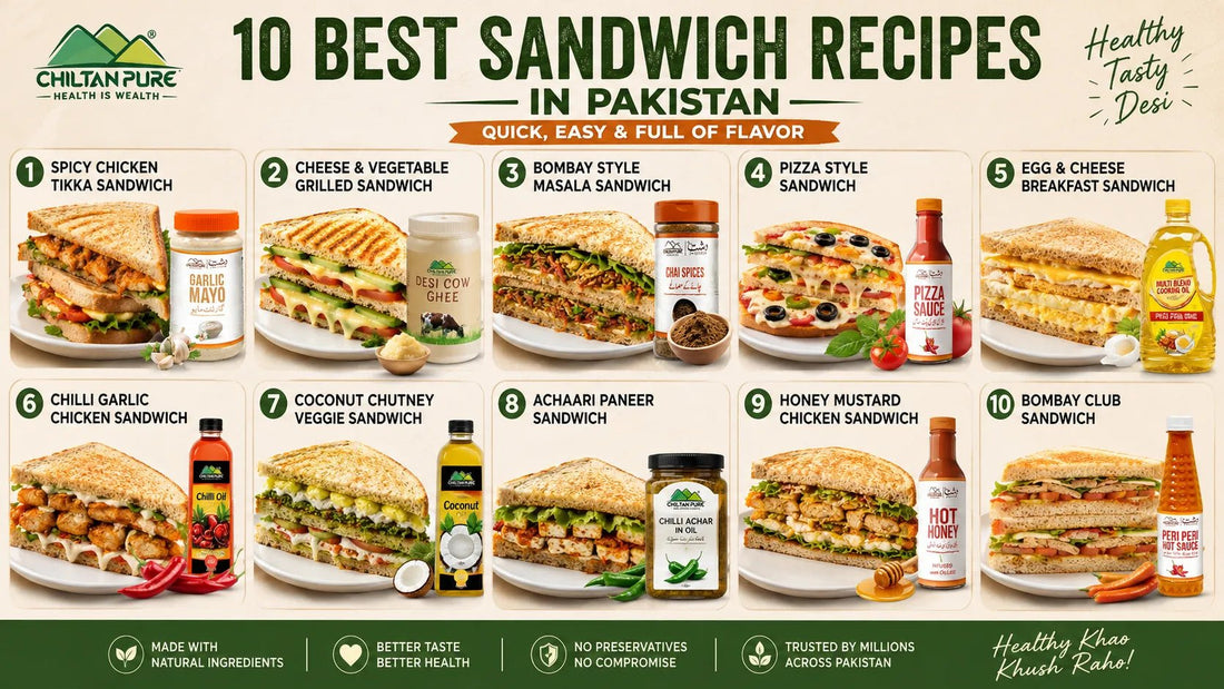 10 Best Sandwich Recipes in Pakistan: Quick, Easy & Full of Flavor - ChiltanPure