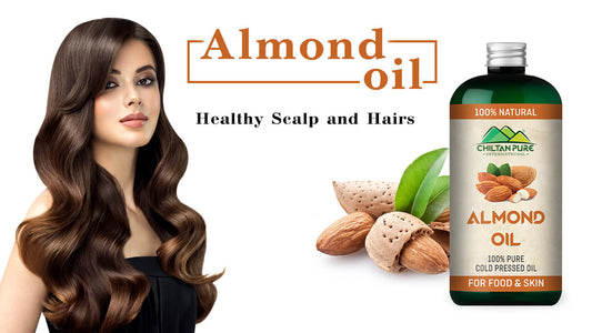 Almond Oil - Controls Blood Sugar Level, Reduces Stretch Marks, Helps in Weight Loss - ChiltanPure
