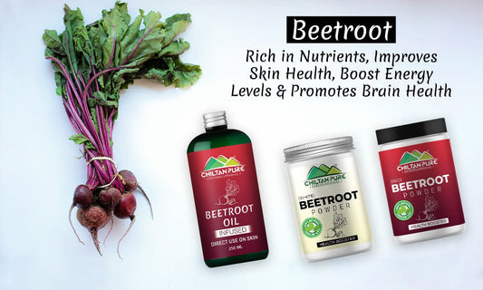 Beetroot - Rich in Nutrients, Improves Skin Health, Boost Energy Levels &amp; Promotes Brain Health - ChiltanPure