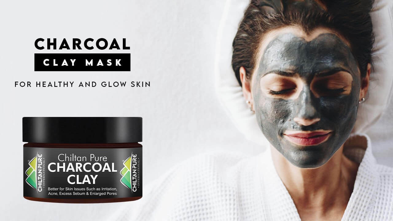 Illustration of Activated Charcoal Face Mask For Acne Scars And Dark Spots
