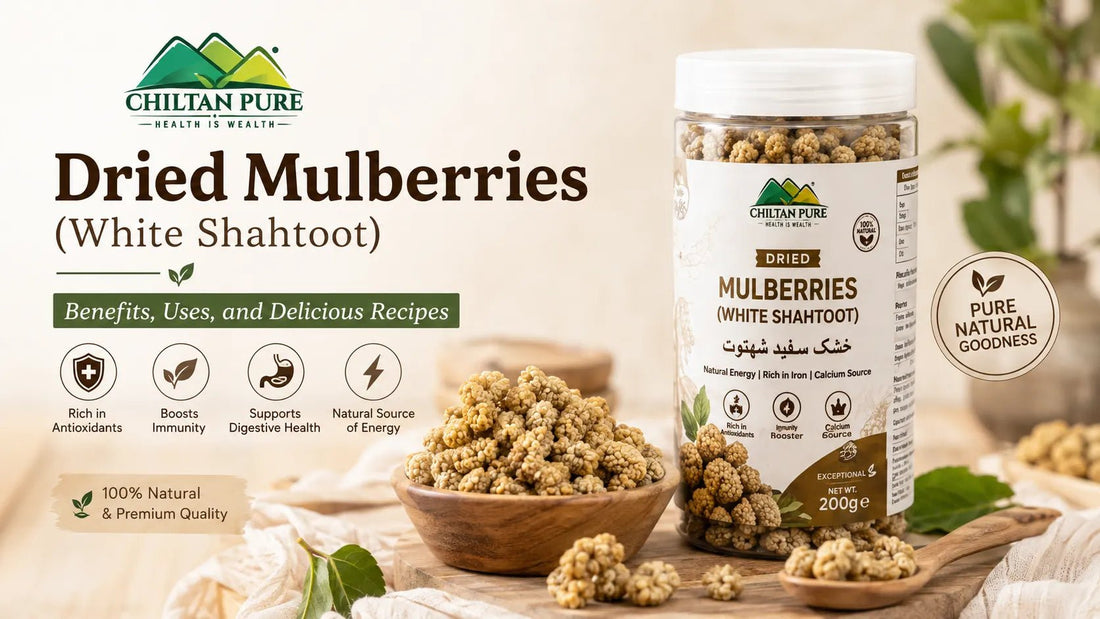 Dried Mulberries (White Shahtoot): Benefits, Uses, and Delicious Recipes - ChiltanPure