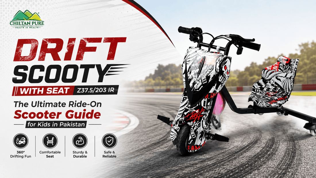 DRIFT Scooty With Seat Z37.5/203 IR: The Ultimate Ride-On Scooter Guide for Kids in Pakistan - ChiltanPure