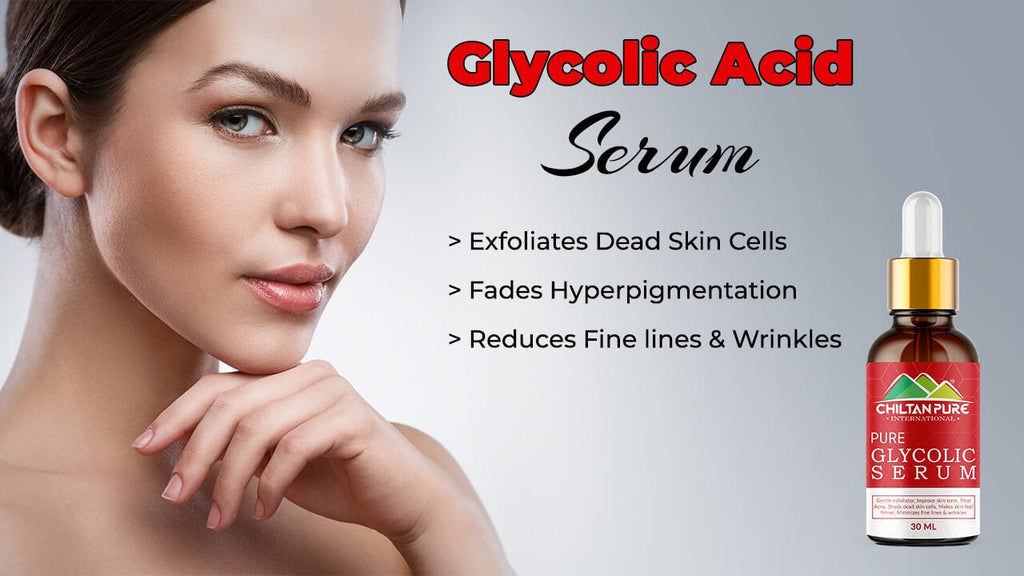 Glycolic Acid - Exfoliates Dead Skin Cells, Fades Hyperpigmentation, Reduces Fine lines &amp; Wrinkles
